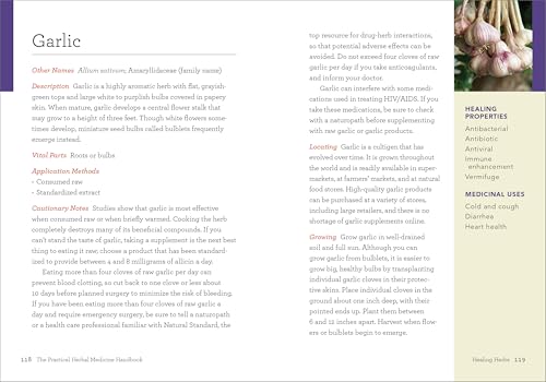 The Practical Herbal Medicine Handbook: Your Quick Reference Guide to Healing Herbs & Remedies,Used