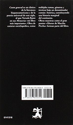 Canto General (Spanish Language Edition),Used