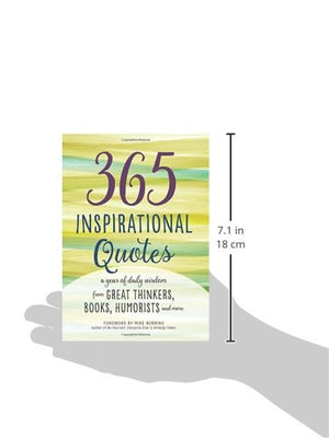 365 Inspirational Quotes: A Year of Daily Wisdom from Great Thinkers, Books, Humorists, and More (Inspirational Books),New