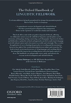 The Oxford Handbook of Linguistic Fieldwork (Oxford Handbooks),Used