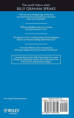 Billy Graham Speaks: Insight From The World'S Greatest Preacher,New