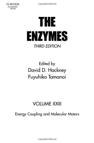 Energy Coupling and Molecular Motors (Volume 23) (The Enzymes, Volume 23),Used