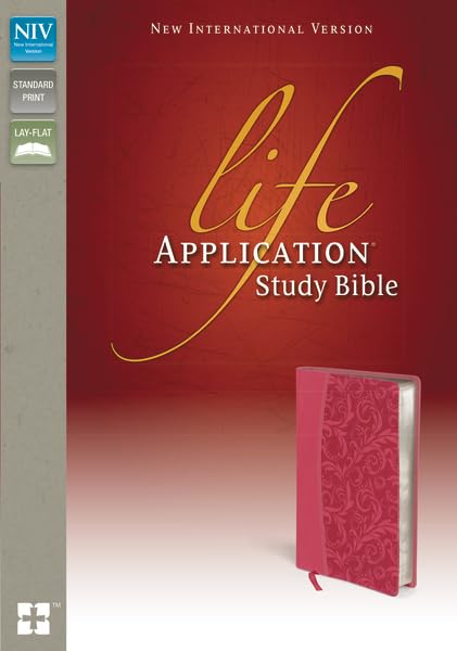 Niv, Life Application Study Bible, Second Edition, Leathersoft, Pink, Red Letter Edition