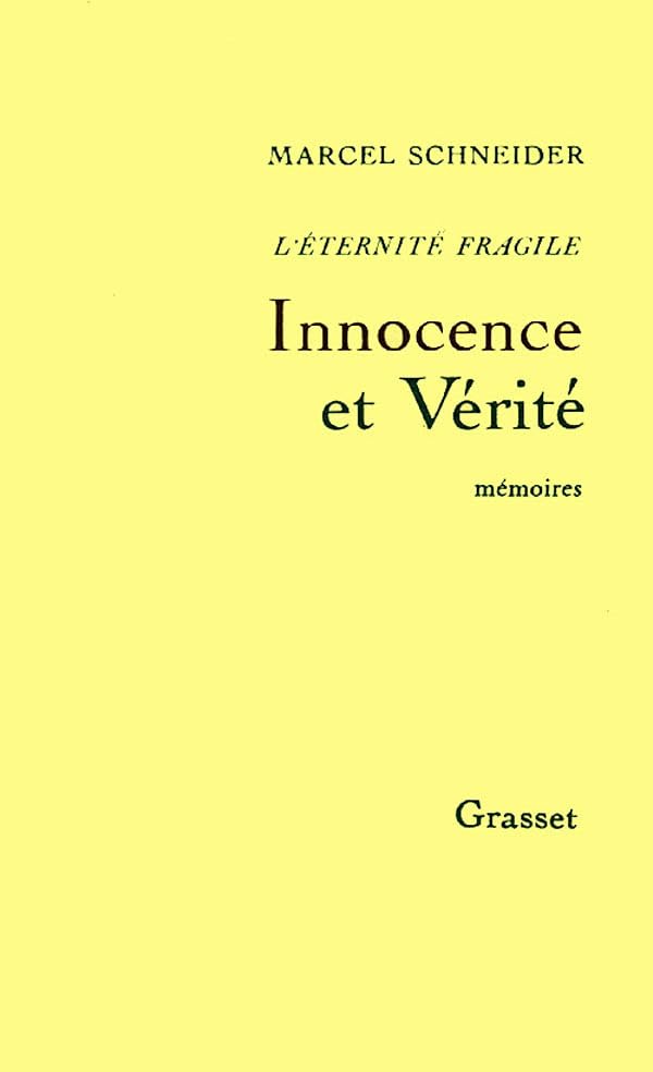 L'eternite fragile: Memoires intimes (French Edition),Used