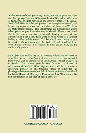 These perspicuous verses: a passage from the writings of Bah'u'llh,Used