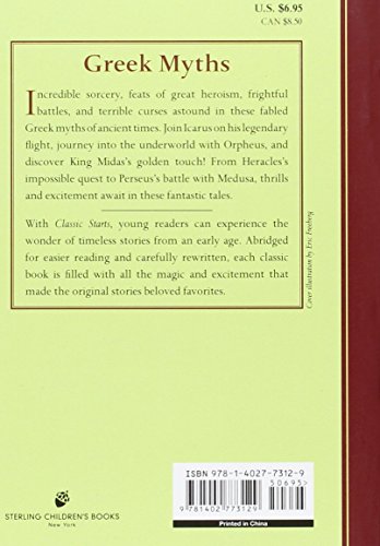 Classic Starts: Greek Myths,Used