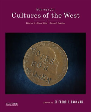 Sources for Cultures of the West: Volume 2: Since 1350,Used