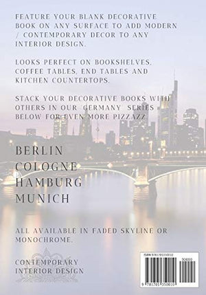 Frankfurt: A decorative book for coffee tables, end tables, bookshelves and interior design styling  Stack Germany city books to,Used