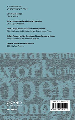 Diverse Response to Common Challenges: 2 (Welfare and Work in the Open Economy),Used