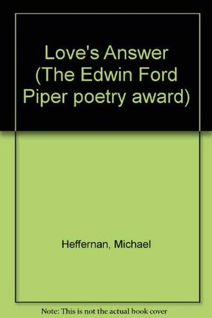 Love's Answer (Iowa Poetry Prize),Used
