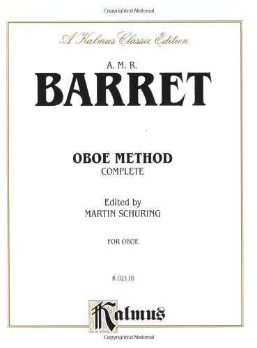 Oboe Method (Complete) (Kalmus Edition),Used