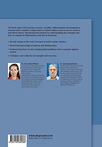 Multivariable Calculus (De Gruyter Textbook),Used