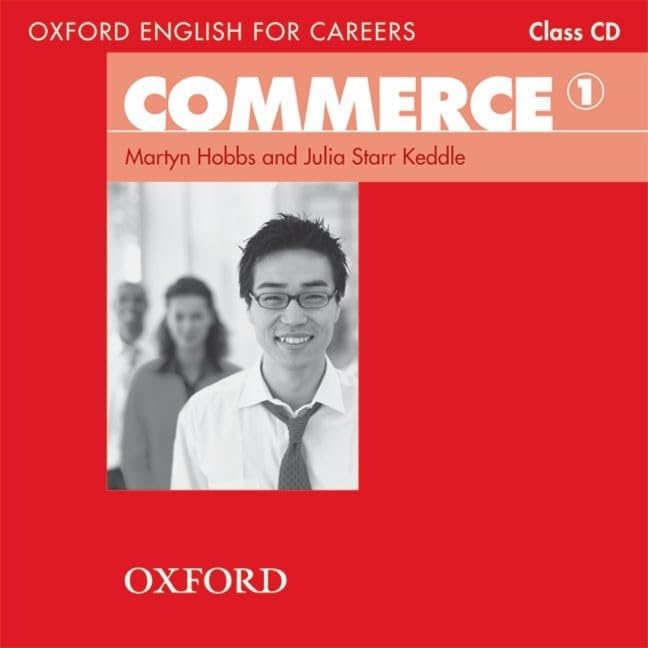 Commerce 1. Class CD (Oxford English for Careers),Used