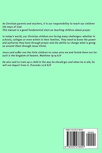 How to Teach Children to Pray: Children's Prayer Manual,Used