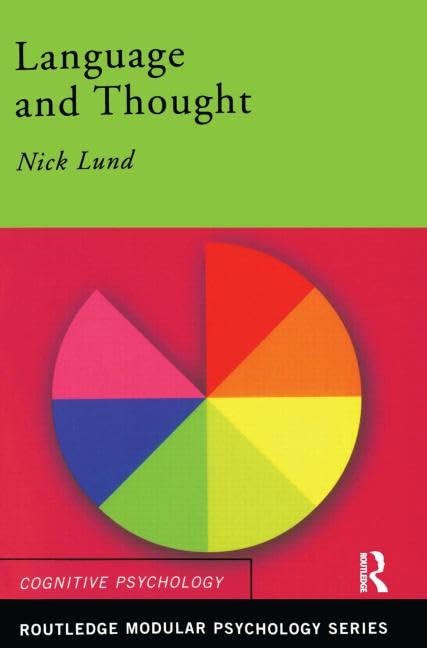 Language and Thought (Routledge Modular Psychology),Used