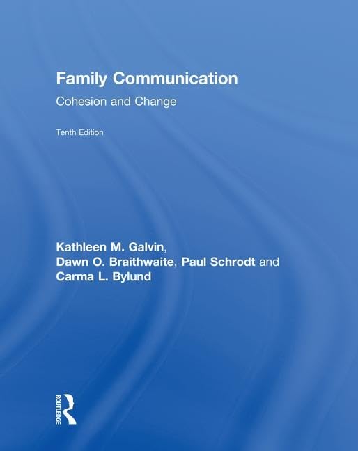 Family Communication: Cohesion And Change