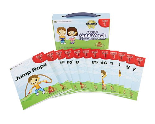 Meet The Sight Words  Level 1  Easy Reader Books (Boxed Set Of 12 Books)