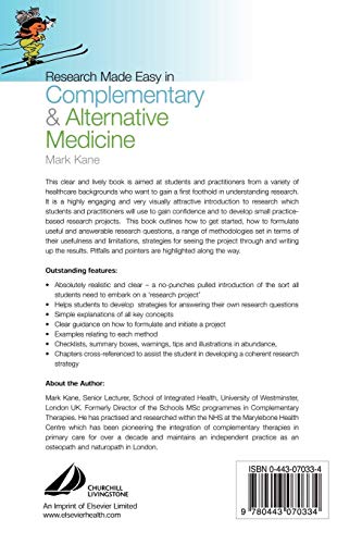 Research Made Easy in Complementary and Alternative Medicine,Used