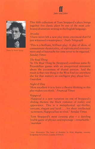 Tom Stoppard: Plays 5 : Arcadia, The Real Thing, Night & Day, Indian Ink, Hapgood,Used