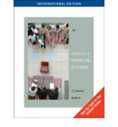 Essentials of Marketing Research (Book Only),Used