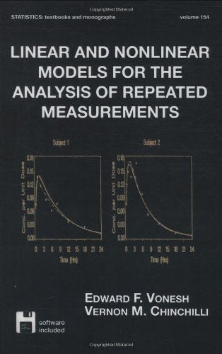 Linear and Nonlinear Models for the Analysis of Repeated Measurements (Statistics: A Series of Textbooks and Monographs),Used