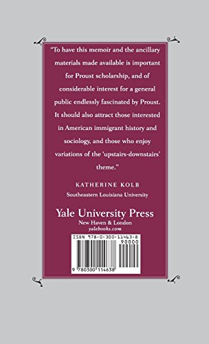 The Memoirs of Ernest A. Forssgren: Proust's Swedish Valet,Used