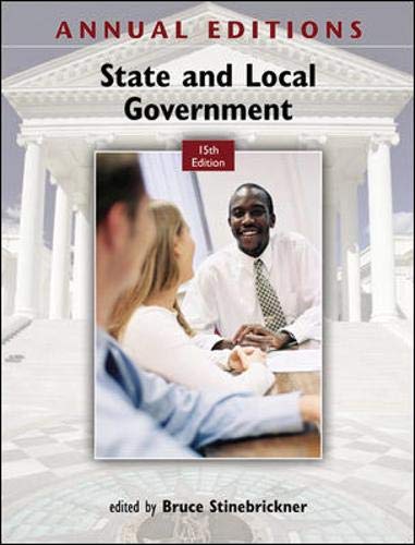 Annual Editions: State and Local Government, 15/e,Used