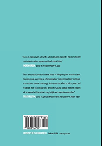 Bad Youth: Juvenile Delinquency and the Politics of Everyday Life in Modern Japan (Studies of the Weatherhead East Asian Institu,Used