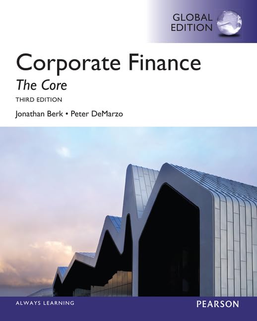 Corporate Finance: The Core,Used