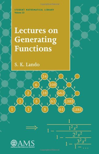 Lectures on Generating Functions (Student Mathematical Library, V. 23),Used