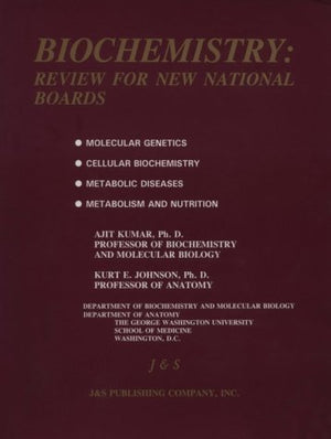 Biochemistry: Review for New National Boards,Used