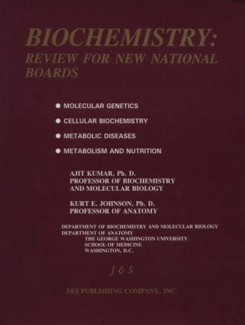 Biochemistry: Review for New National Boards,Used