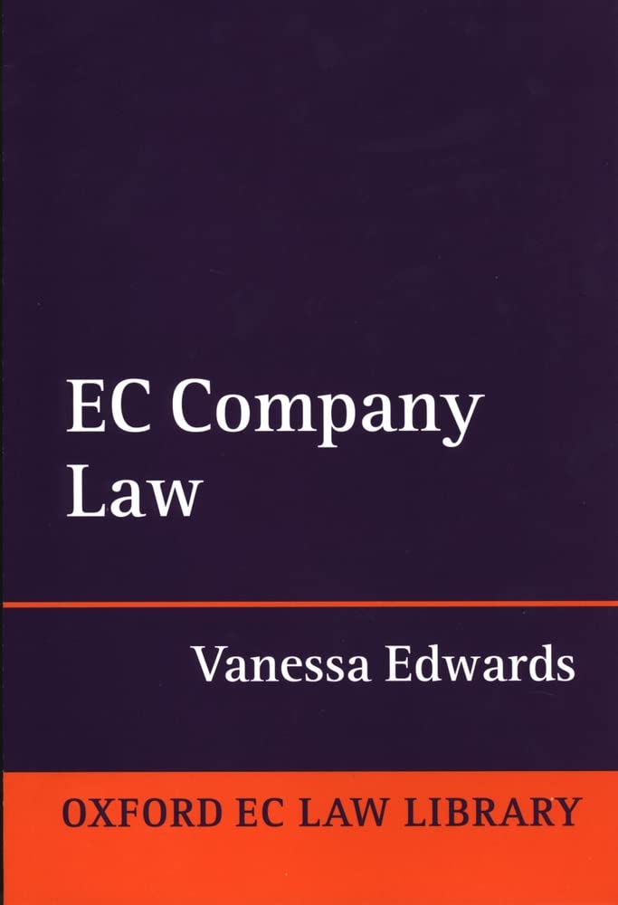 EC Company Law (Oxford European Union Law Library),Used