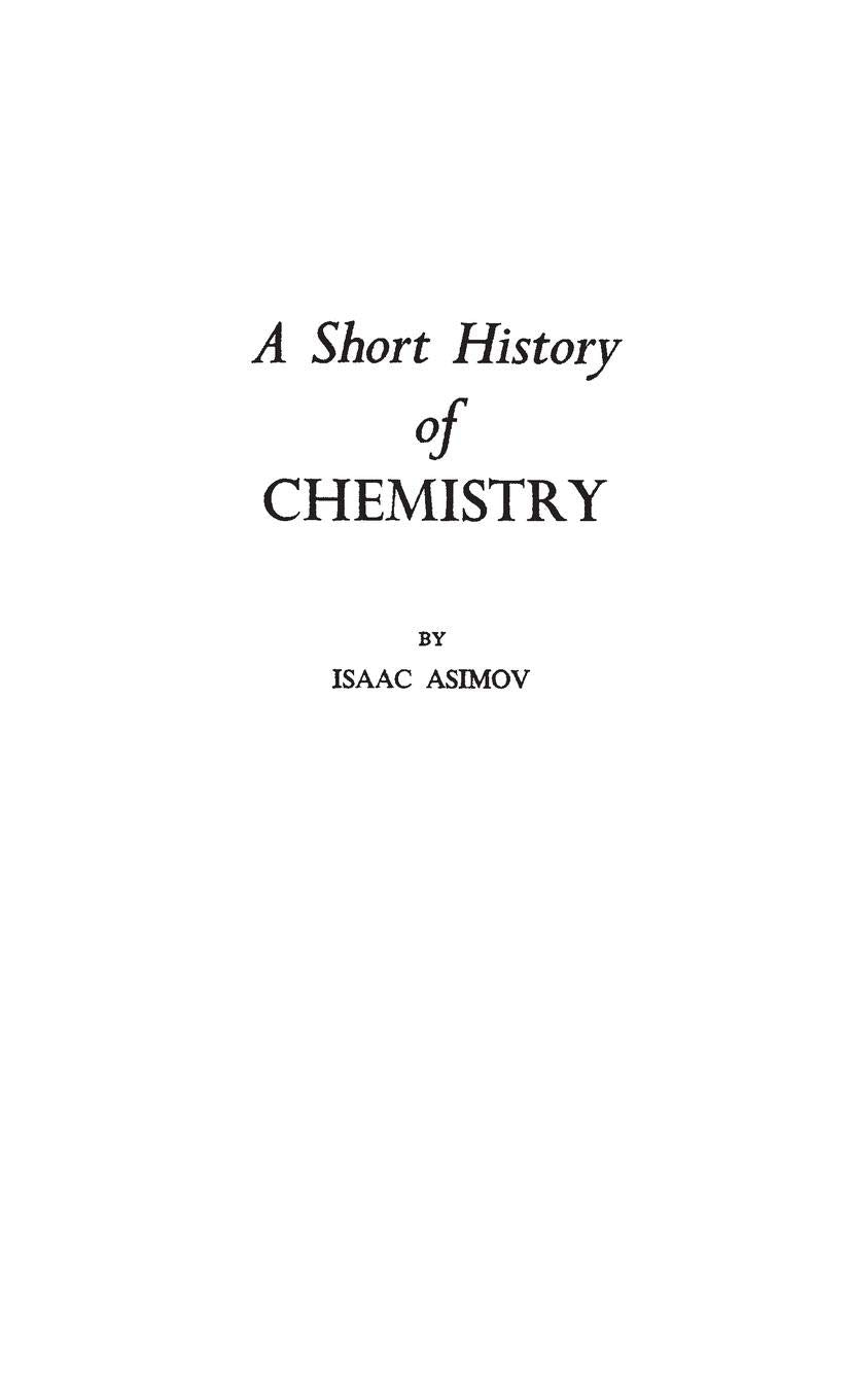 A Short History Of Chemistry (Science Study Series),Used