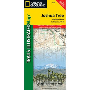 National Geographic Trails Illustrated Joshua Tree: National Park California, USA,Used