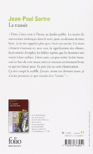 La Nausee (Folio) (French Edition),New
