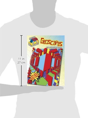 3D Coloring BookGeoscapes (Dover 3D Coloring Book),Used