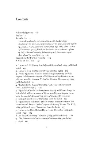 Locke: Political Writings (Hackett Classics),Used