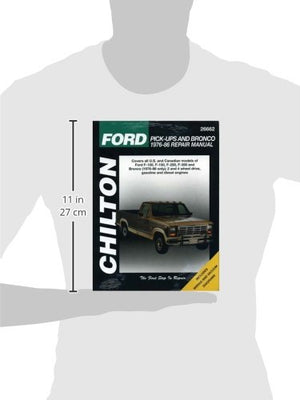 Ford Pickups and Bronco, 197686 (Chilton Total Car Care Series Manuals),Used