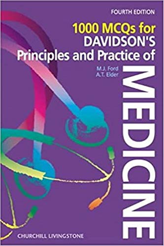1000 MCQ's for Davidson's Principles & Practice of Medicine,Used