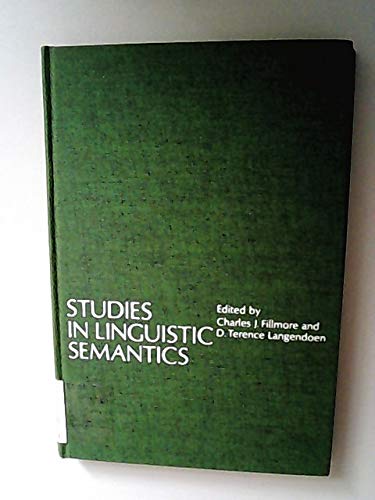 Studies In Linguistic Semantics,Used