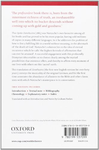 Thus Spoke Zarathustra: A Book for Everyone and Nobody (Oxford World's Classics) by Oxford University Press, USA