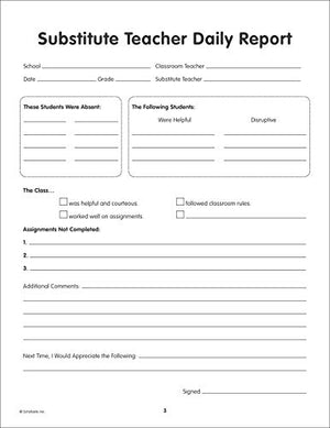 Substitute Teacher Supreme Folder,Used