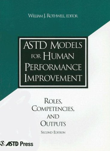 ASTD Models for Human Performance Improvement,Used