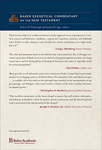 Luke 1:19:50 (Baker Exegetical Commentary on the New Testament),Used