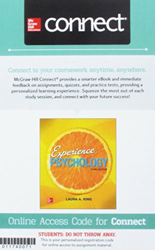 Experience Psychology Loose Leaf with Connect Access Card,Used