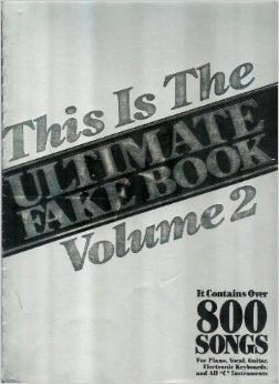 This Is The Ultimate Fake Book, Vol. 2,New