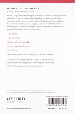 The School for Scandal and Other Plays (Oxford World's Classics),Used