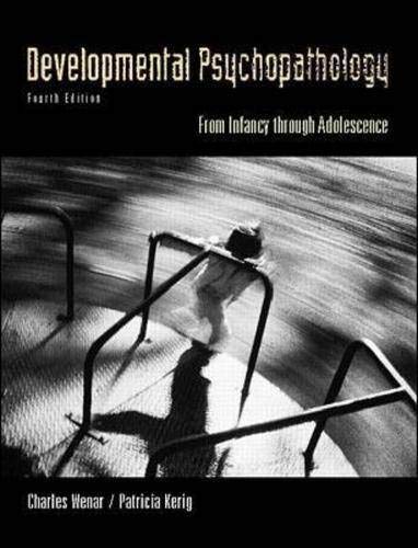 Developmental Psychopathology,New