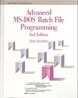 Advanced MSDOS Batch File Programming,Used